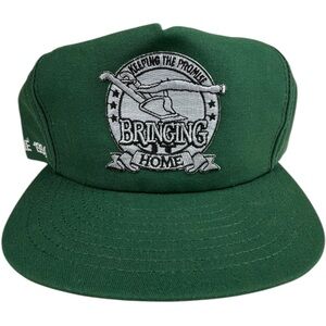 Vintage 90s John Deere Hat Cap Strap Back Moline 1994 Plow Embroidered